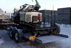 Lo Riser Tilt Trailer at Discovery Drilling Alaska